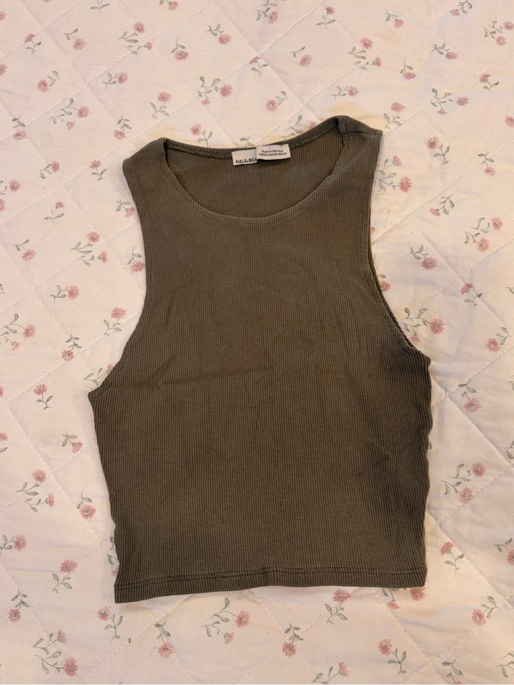 Pull&Bear Cropped Muscle Tank